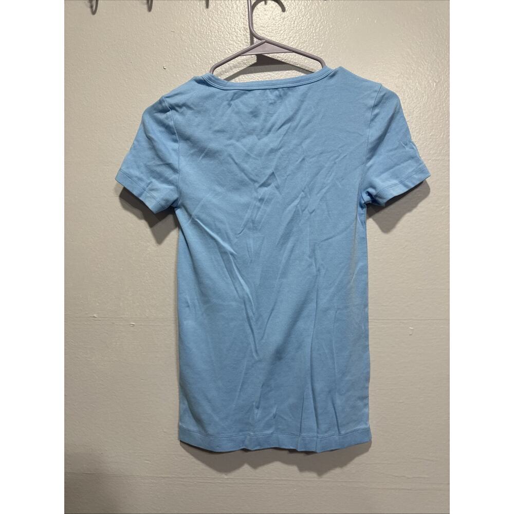 Lot of 3 Loft Shamrock Print Tee, Old Navy Everyday T-Shirt, Blue Top Womens S - Picture 7 of 8